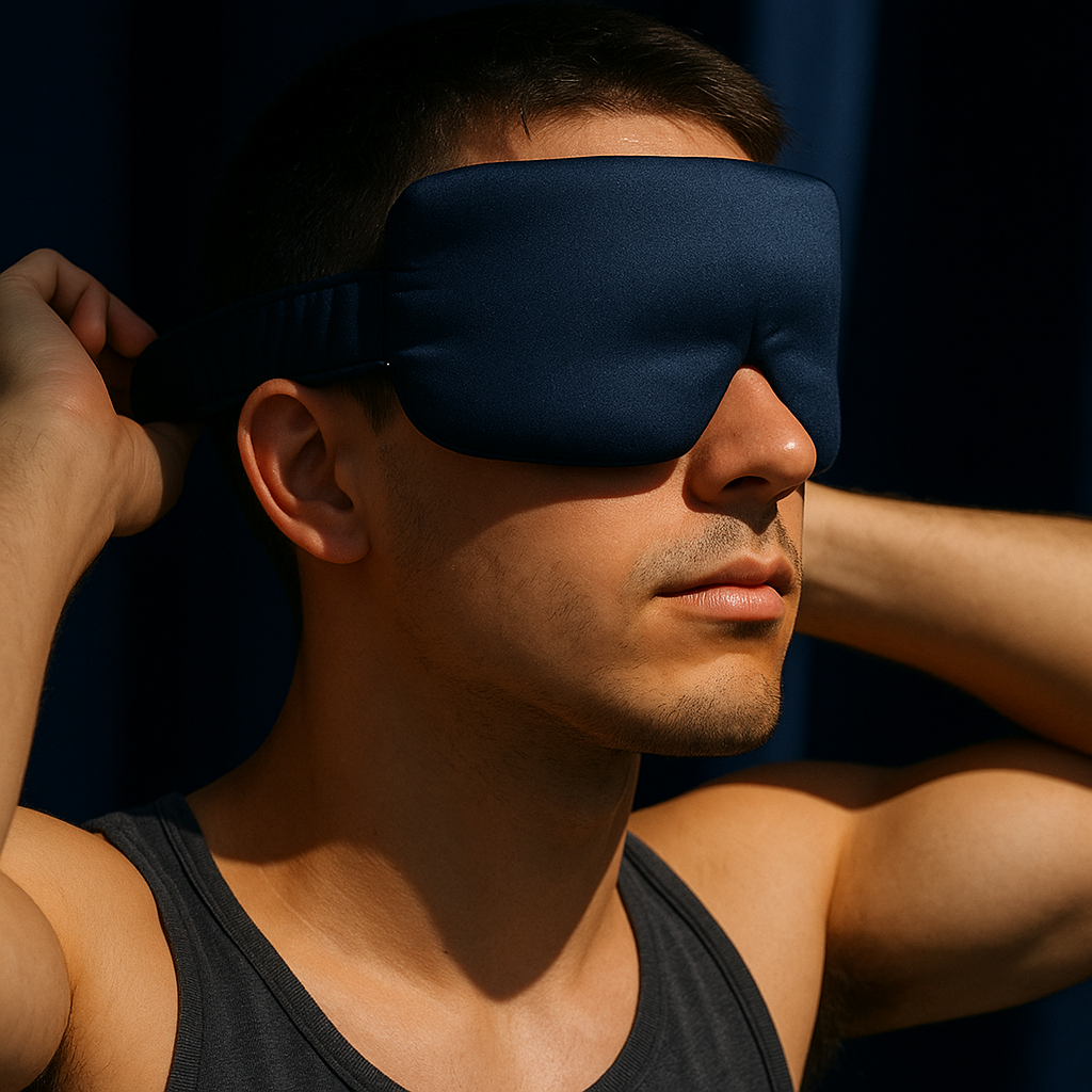 silk sleep mask - pass out